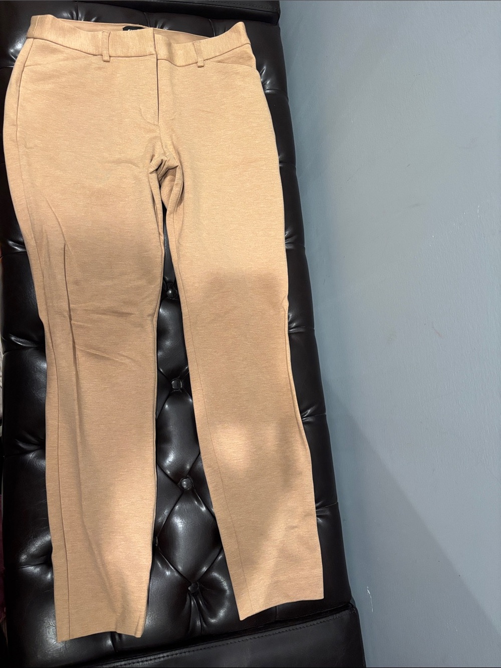 Women’s Tan Knit Stretch Pants